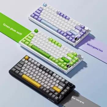 Клавиатура Ajazz Ak820pro/ak820 Механическая беспроводная, 3 режима, Rgb, E-sports