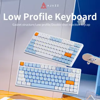 Клавиатура AJAZZ AK832 игровая механическая, RGB, 83 клавиши, USB, 2,4 ГГц