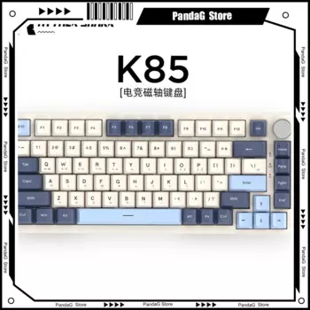 Клавиатура атака Акула K85 с магнитным валом для киберспорта, Корейская механическая клавиатура с индивидуальным режимом RT, регулируемый диапазон клавиш, прокладка, горячая распродажа