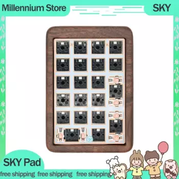 Клавиатура беспроводная механическая, 3 режима, USB/2,4G/Bluetooth, 21 клавиша