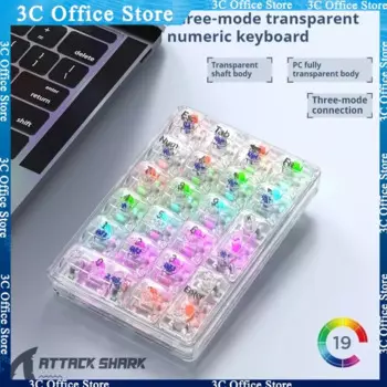 Клавиатура беспроводная с 3 режимами, Usb/2,4g/bluetooth