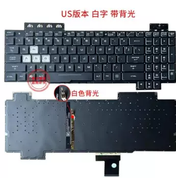 Клавиатура для Asus TUF Gaming FX80 FX80GD FX80GE FX80GM FX86 GL504 GL504GV GL504G GL504GM GL504V GL504GS GL504GV с белой подсветкой