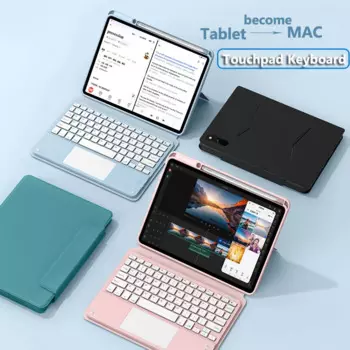 Клавиатура для Ipad Air 11 дюймов 2024 Pro 11 2022 2021 2020 Air 3 2 1 9,7 9th 8 7 10th 10,2 Air6 5 4, Магнитный Слот для карандаша