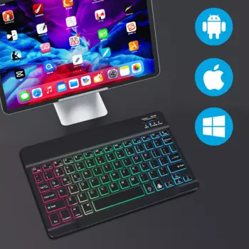 Клавиатура для Ipad, Беспроводная Bluetooth клавиатура для планшета, с русской раскладкой