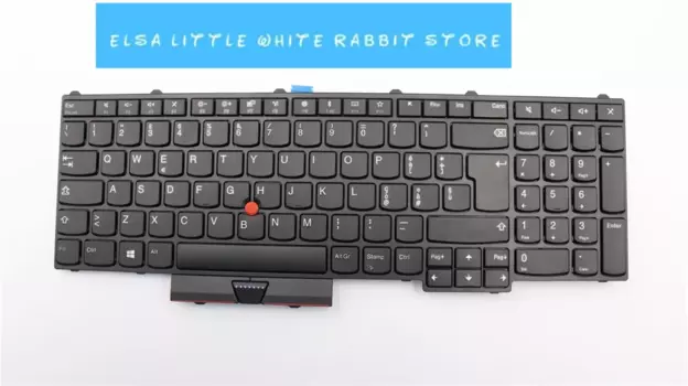 Клавиатура для Lenovo ThinkPad P51 P71, итальянская, черная 01ER968