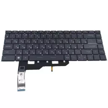 Клавиатура для MSI m2 E14 E15 MS-14C4/14C5 B15 MS-1552 с русской раскладкой и подсветкой