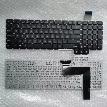 Клавиатура для ноутбука Asus g750j g750jh g750jm g750js g750jw g750jx g750jy g750jz, черная с белым принтом