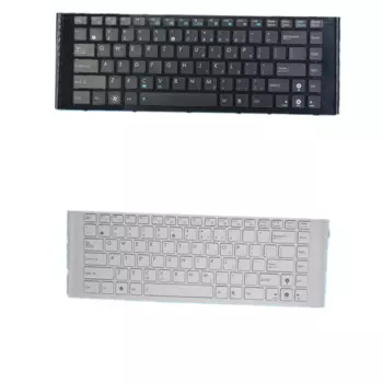 Клавиатура для ноутбука ASUS K42 K42DE K42DQ K42DR K42DY K42F K42J K42JA K42JB K42JC K42JE K42JK K42US K42JR JV JY JZ, черно-белая, США