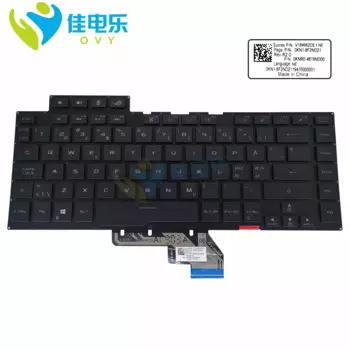 Клавиатура для ноутбука Asus ROG Zephyrus GU502, GA502, GX502, 0KNR0 4619ND00, RGB-подсветка