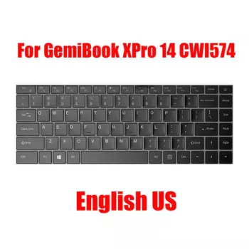 Клавиатура для ноутбука Chuwi для GemiBook XPro 14 CWI574, английская, черная, без подсветки, Новинка