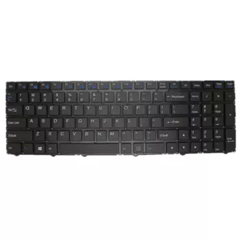 Клавиатура для ноутбука CLEVO N150RD N150RF N150RF1 N150RF1-G N150SC N150SD, цвет черный, США, США