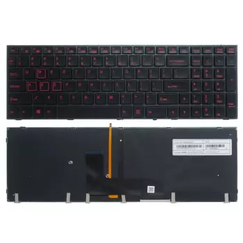 Клавиатура для ноутбука Clevo N150SD N151SD N155SD N170SD, игровая черная клавиатура для ноутбука с подсветкой на английском языке