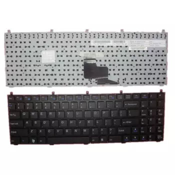 Клавиатура для ноутбука CLEVO W258 W258BAQ BLQ BUQ BWQ BZQ CUQ CZQ EFQ EGQ EL ELQ ENQ EPQ ESQ EUQ EZQ HSQ HPQ HUQ Black US Edition