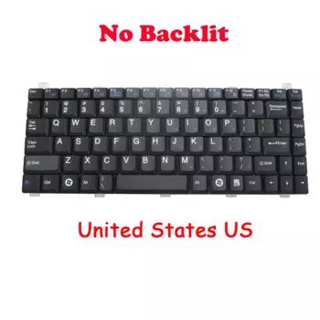 Клавиатура для ноутбука Getac HMB4206MTE01 US 531012560002 R01 HMB4206MTE01 UK 531012560002 R01, английская, черная, без подсветки, Новинка