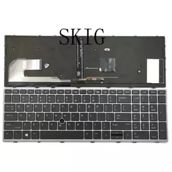 Клавиатура для ноутбука HP Elitebook 850 G5 855 G5 755 G5 750 G5 серии G5 с подсветкой