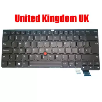 Клавиатура для ноутбука Lenovo Thinkpad T460P T470P, английская, иврит 01EP456 01EP497 с подсветкой
