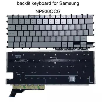 Клавиатура для ноутбука Samsung NP930QCG K02CN NT930QCG 930QCG, Galaxy Book Flex