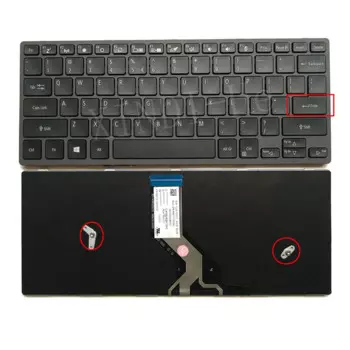 Клавиатура для ноутбука US для Travelmate B311-31 B311R-31 311R-31 B311RN-31 B311R