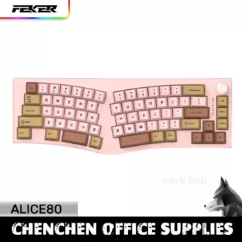 Клавиатура FEKER Alice80 Механическая Проводная, 2 режима, USB 2,4G, Bluetooth