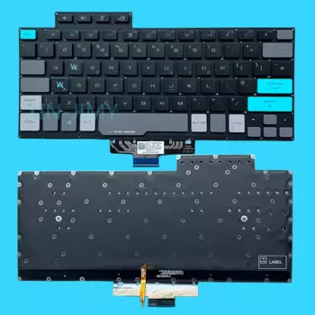 Клавиатура GA401 с испанской подсветкой для ASUS ROG Zephyrus G14 2021 GA401I GA401IV GA401U GA401M GA401QM V192426ME1 SP