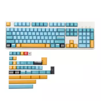 Клавиатура GMK Belafonte Механическая с колпачком клавиш PBT 142 клавиш/комплекты Cherry Profile DYE Sub ISO Enter 1.25u 1.75u 2u 2,25 переключение