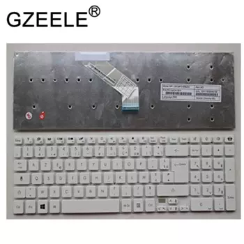Клавиатура GZEELE Azerty белая для packard bell easynote LV11HC LV44HC LS11HR LS11SB, французская версия, белая