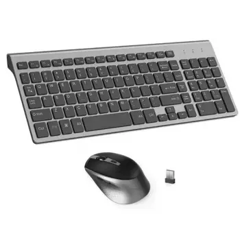 Клавиатура и мышь беспроводные, 2,4 ГГц, USB