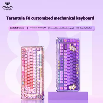 Клавиатура игровая беспроводная, Bluetooth, RGB подсветка, хит продаж