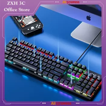 Клавиатура компьютерная Проводная Механическая с RGB-подсветкой