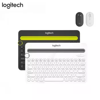 Клавиатура Logitech K480 Беспроводная с Bluetooth, набор мышей, клавиатура с несколькими устройствами и слотом для телефона, для Windows, Mac OS, iOS, Android