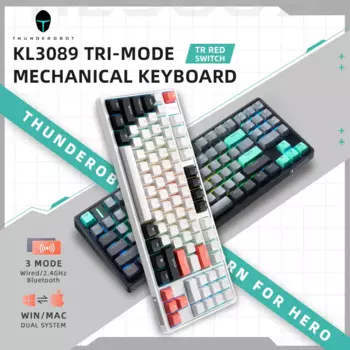 Клавиатура Механическая Беспроводная THUNDEROBOT KL3089 TKL, 2,4 ГГц, Bluetooth, 89 клавиш