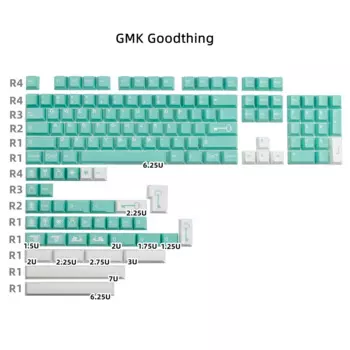 Клавиатура Механическая GMK для альпинизма, профиля вишни, цветная подставка для клавиатуры GH60 61 64 68 75 84 96 104 108