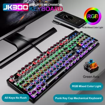 Клавиатура Механическая Проводная с подсветкой, USB, RGB
