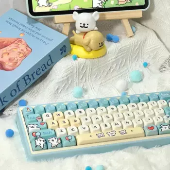 Клавиатура MOA Anime Cute Hot Sublimation, совместимая с переключателями MX из профиля PBT, механическая клавиатура