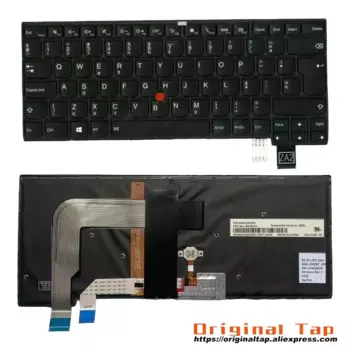 Клавиатура NL с голландской подсветкой для Lenovo Thinkpad T460p 00UR374 00UR414
