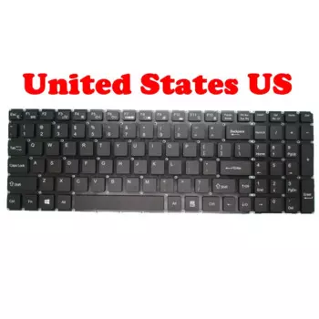 Клавиатура ноутбука HIPAA S1 HP458G2S1 MS-16JE DK300-A UK PRIDE-K1640 YXT-NB93-160 MB 3422008 США Черный Новый