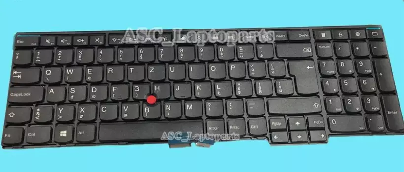 Клавиатура новая иврит Словацкий шведский для ноутбука LENOVO IBM Thinkpad W540 W541 W550 W550s, черная указка, без подсветки