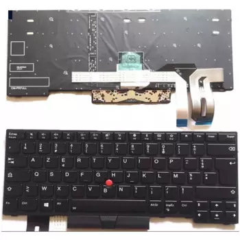 Клавиатура с французской подсветкой Azerty для Lenovo Thinkpad E480 E485 L480 L380 T490 T14 E490 E495 L490 T495 yoga T480S L390 P43S P14S FR