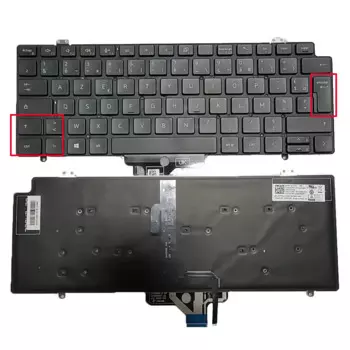 Клавиатура с французской подсветкой для ноутбука DELL Latitude 7410 FR