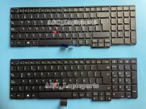 Клавиатура с испанской раскладкой для LENOVO ThinkPad T540 T540P T550 T560 P50s W540 W541 W550 W550s E531 E540 L540 L560 BlackF