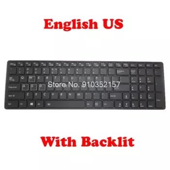 Клавиатура с подсветкой для Gigabyte P35 P35G V142645FS1 UI 2Z703-UIX70-S10S P35W P35X черная рамка с подсветкой
