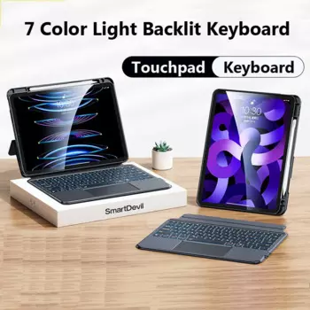Клавиатура с подсветкой для Honor Pad 9 12,1 дюйма 2023 X8 Pro для Honor Pad X9 11,5 дюйма 2023 Bluetooth