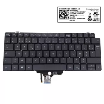 Клавиатура с подсветкой для ноутбука, Германия, для Dell Latitude 7310 01VJ7V 04RNPF 4V466 04V46 6