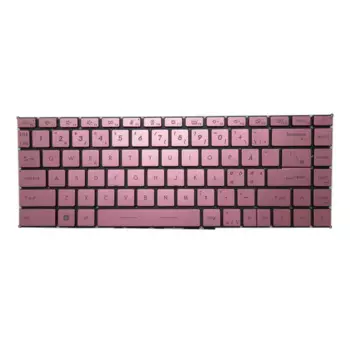 Клавиатура с подсветкой для ноутбука MSI V194222FK2 NE S1N-3ENE811-SA0 S1N3ENE811SA0 Big ctrl Nordic NE Pink без рамки Новинка