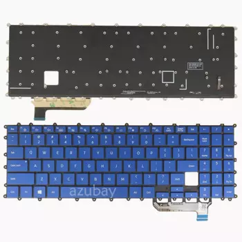 Клавиатура с подсветкой для ноутбука Samsung Galaxy Book Flex NP / NT 950QCG, NP950QCG NT950QCG BA59-04428A Blue, без рамки US QWERTY