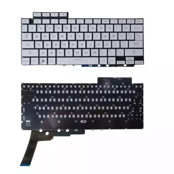 Клавиатура с подсветкой для ноутбуков ASUS ROG Zephyru-s G14 GA403U Air GA403, белая