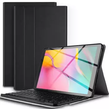 Клавиатура с русской и испанской раскладкой для Samsung Galaxy Tab A 10,1, Женская/T515, T510, T515, тонкая клавиатура с чехлом-подставкой, умный чехол для T510