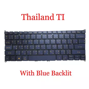 Клавиатура с синей подсветкой для ноутбука ACER sv03p _ a72lwl ACM16M23T0 31804EACK201 NK.I1313.1G5, Таиланд TI, черная, без рамки, Новинка