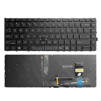 Клавиатура США для ноутбука HP EliteBook 840 845 G7 G8 zbook14 G7 G8 с подсветкой