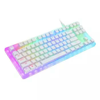 Клавиатура Womier K87 механическая, 80%, 87 TKL, чехол с печатной платой, с возможностью горячей замены, с поддержкой световых эффектов, со светодиодным переключателем RGB